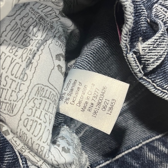 SO jeans super high rise dad jeans size 3/26W Patchwork Women Jeans juniors - Picture 10 of 10